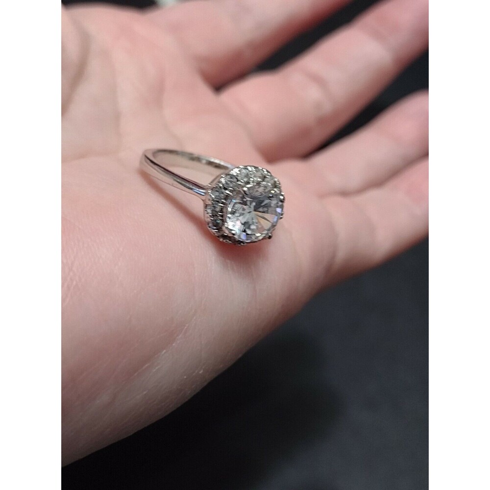 Fragrant Jewels silver tone ring size 6